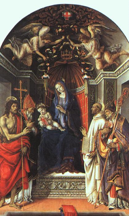 Filippino Lippi Madonna and Child Norge oil painting art